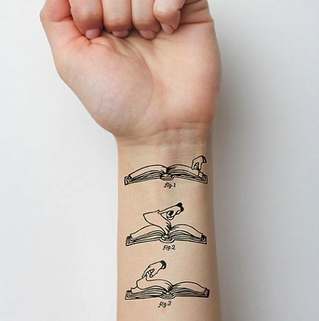 Tatuagens inspiradas em livros