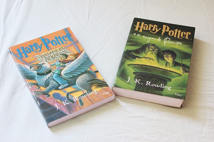 harry potter e o prisioneiro de azkaban e harry potter e o enigma do príncipe livros