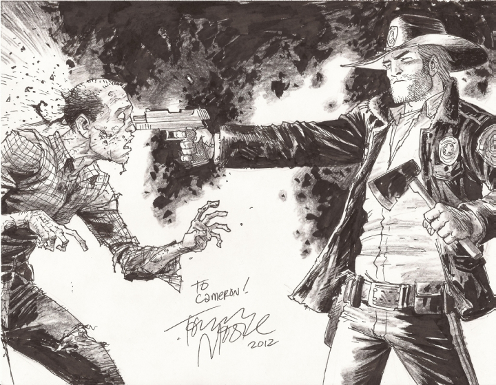 Ilustração de Tony Moore