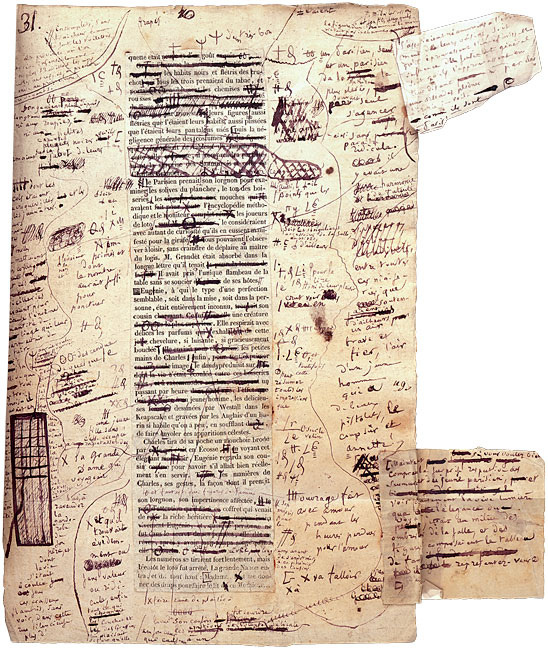 manuscrito balzac