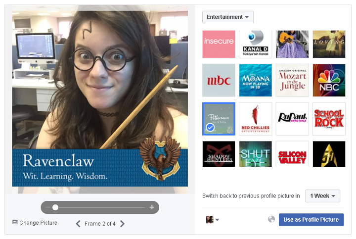 Agora você pode exibir sua "casa" de Harry Potter na foto do perfil!