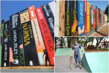 Livros em escadas e muros? Entenda!