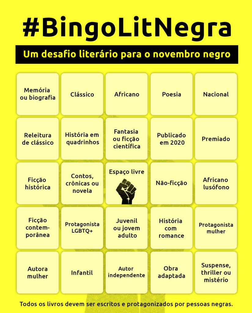 Conheça o projeto #BingoLitNegra - e participe!